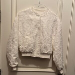 Mango Cream Teddy Jacket